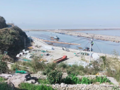 浙江金七門核電廠混凝土攪拌站及砂石廠臨時供電工程一階段順利送電！